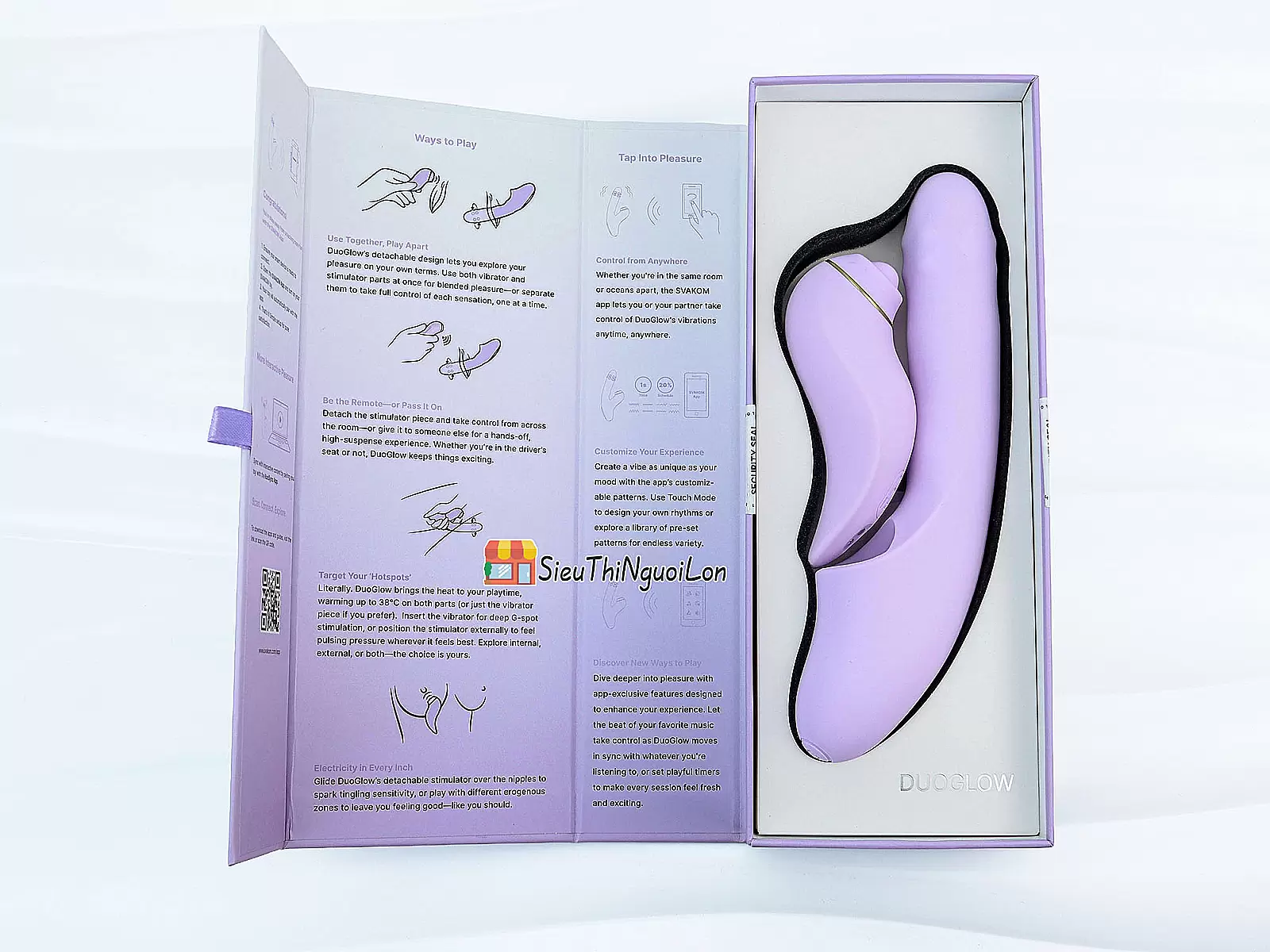 Máy massage Svakom Duoglow đa năng điều khiển từ xa qua App