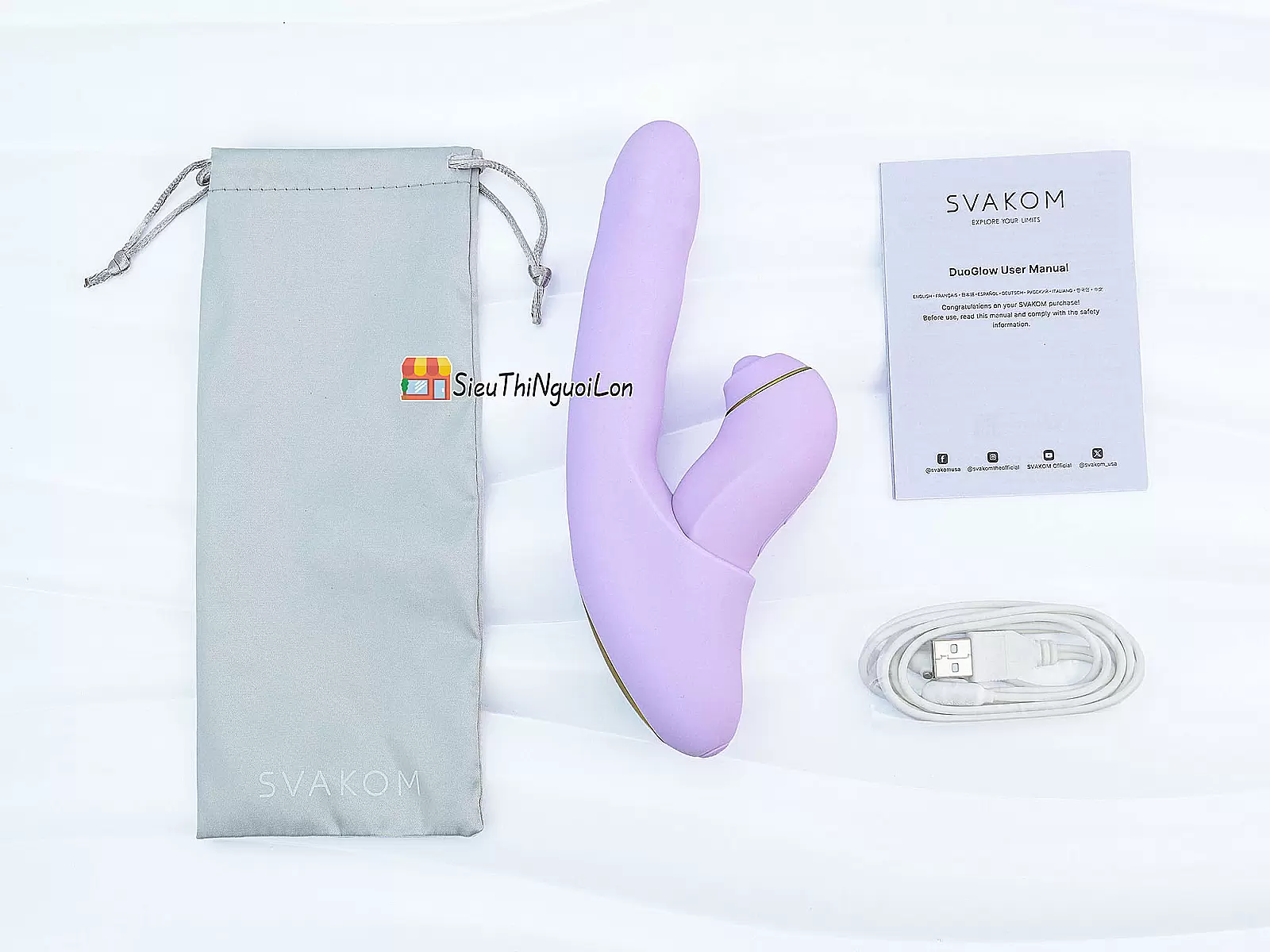 Máy massage Svakom Duoglow đa năng điều khiển từ xa qua App