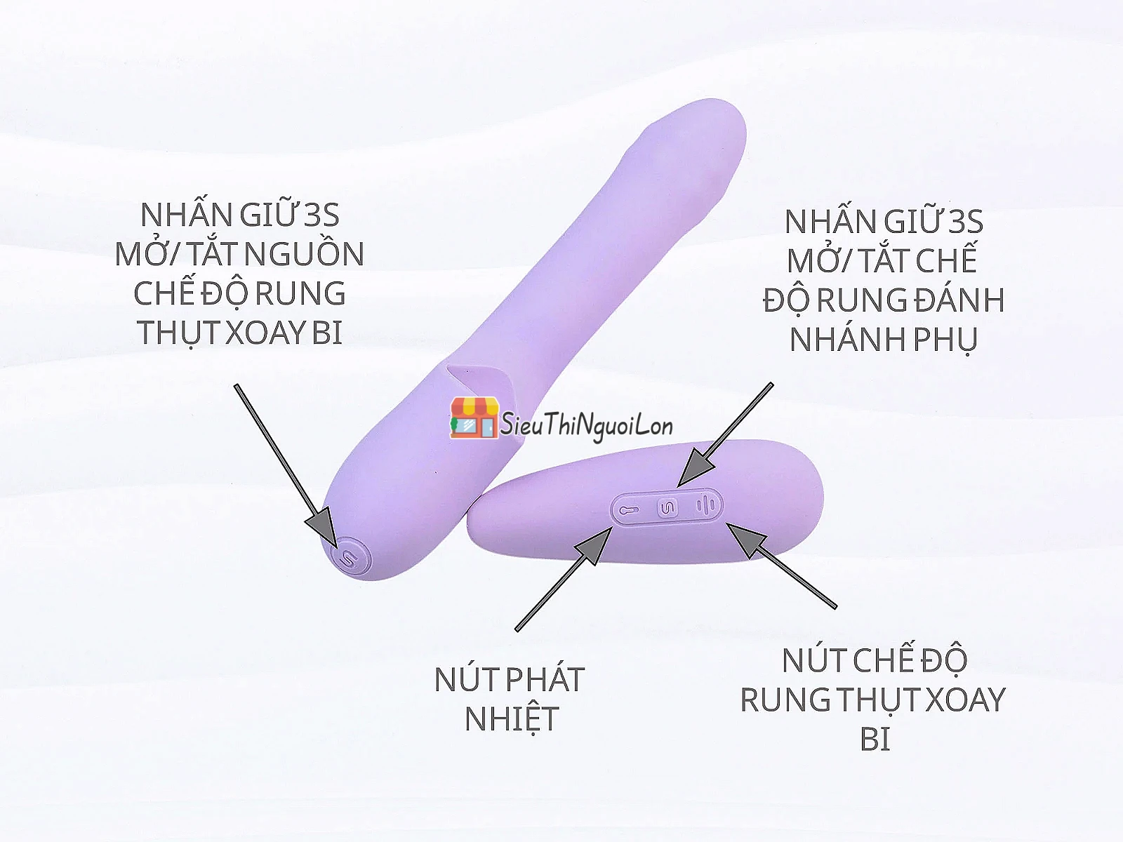 Máy massage Svakom Duoglow đa năng remote điều khiển qua App