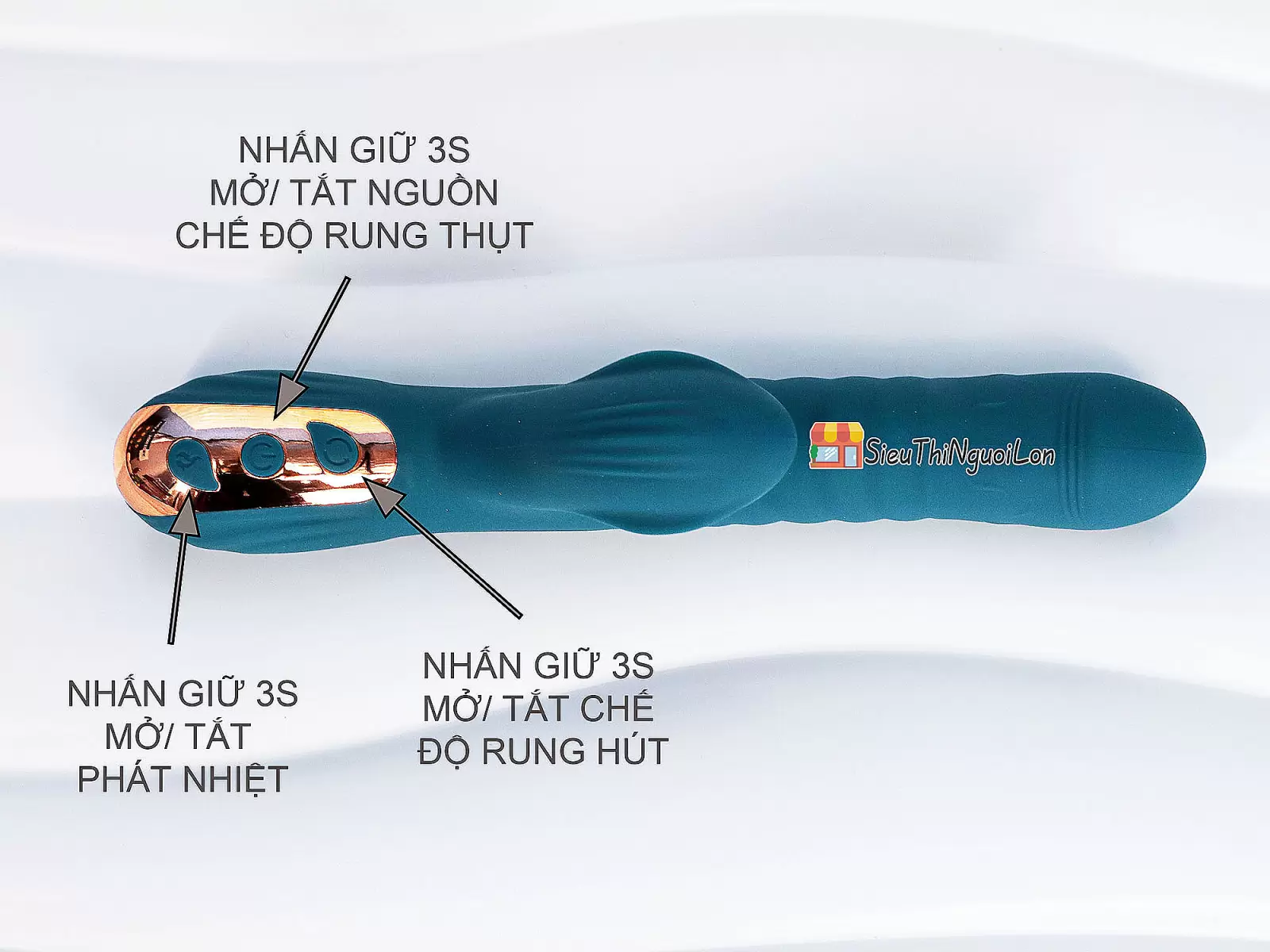 Dương vật giả Suck rung thụt ấm nóng bú mút 36 chế độ