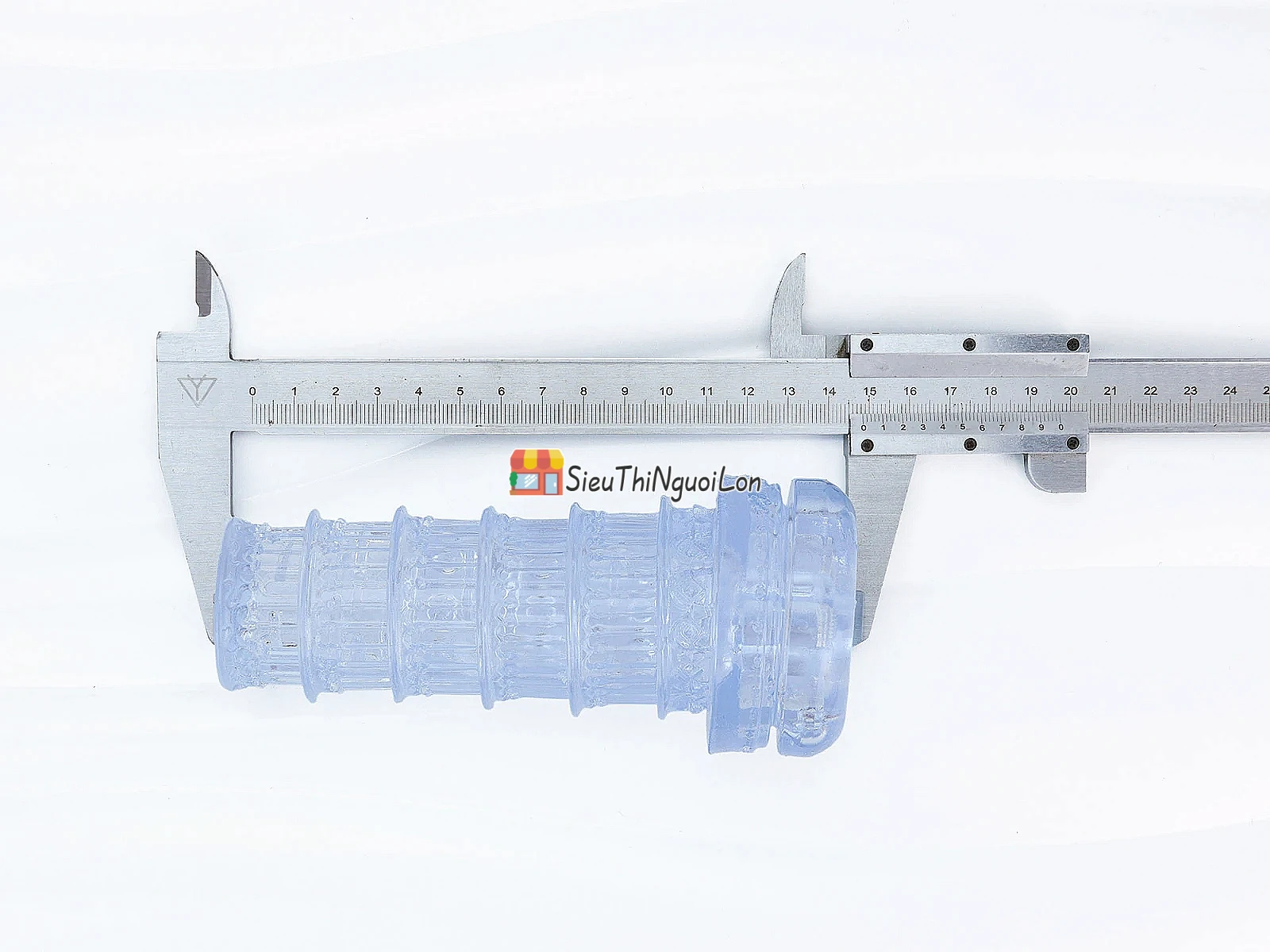 Cúp âm đạo giả Pagoda trong suốt – silicon y tế, kín đáo