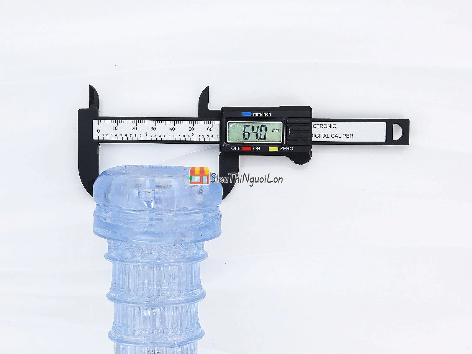 Cúp âm đạo giả Pagoda trong suốt – silicon y tế, kín đáo