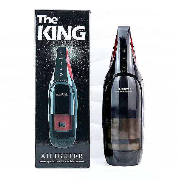 Âm đạo giả đa năng rung, xoay thụt tự động The King Ailighter