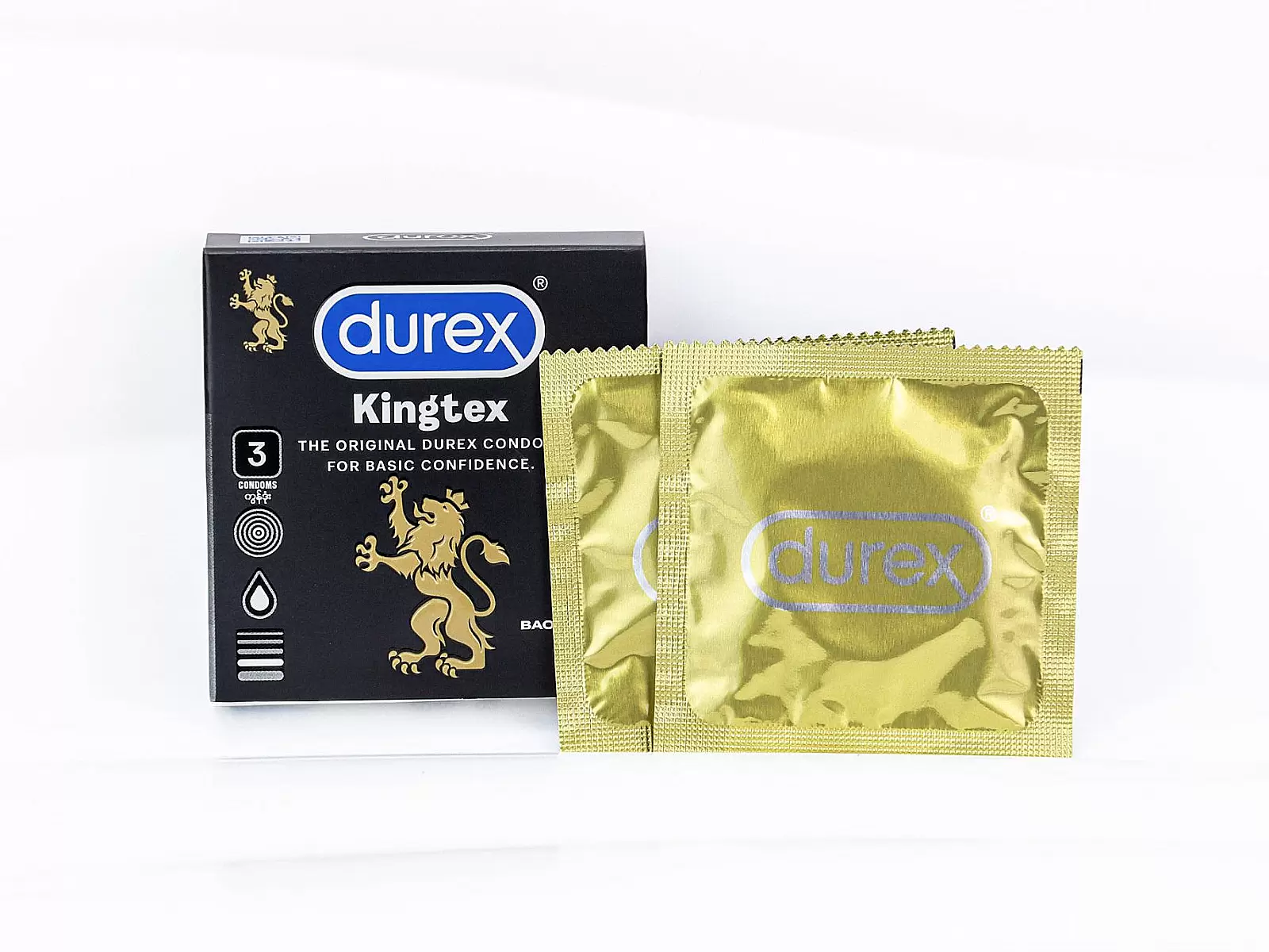 Bao cao su Durex Kingtex 3 bao – size nhỏ 49mm