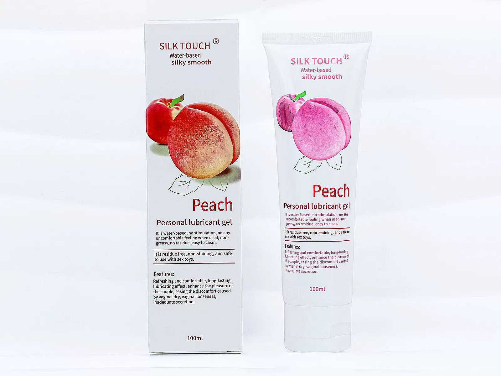 Gel Love Kiss hương đào 100ml – bôi trơn ngọt dịu