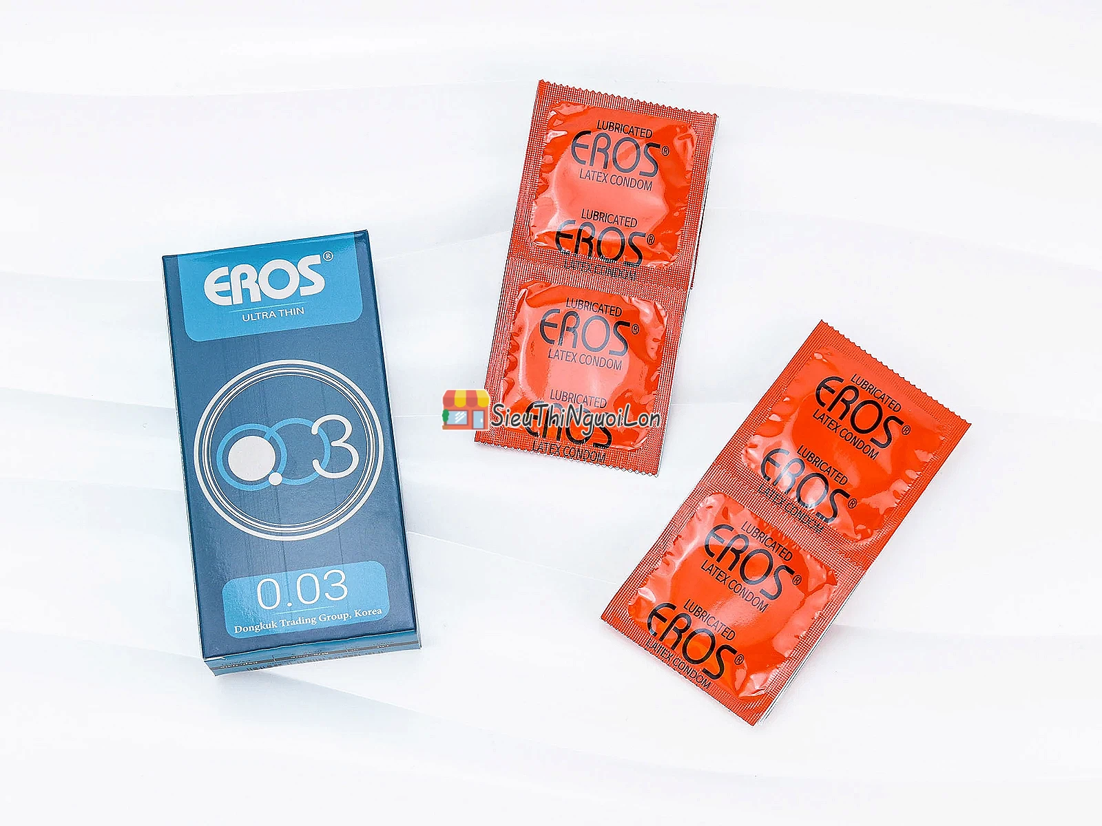 Bao cao su EROS Ultra Thin 0.03 siêu mỏng, cảm giác chân thật tối đa