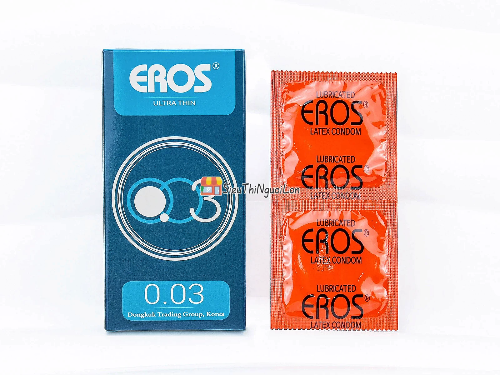 Bao cao su EROS Ultra Thin 0.03 – cực mỏng cao cấp
