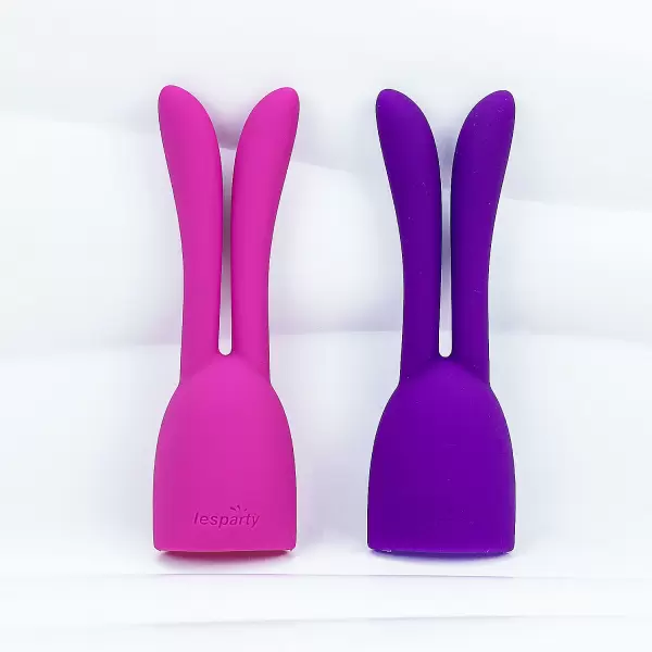 Đầu phụ tai thỏ silicon – gắn máy massage AV