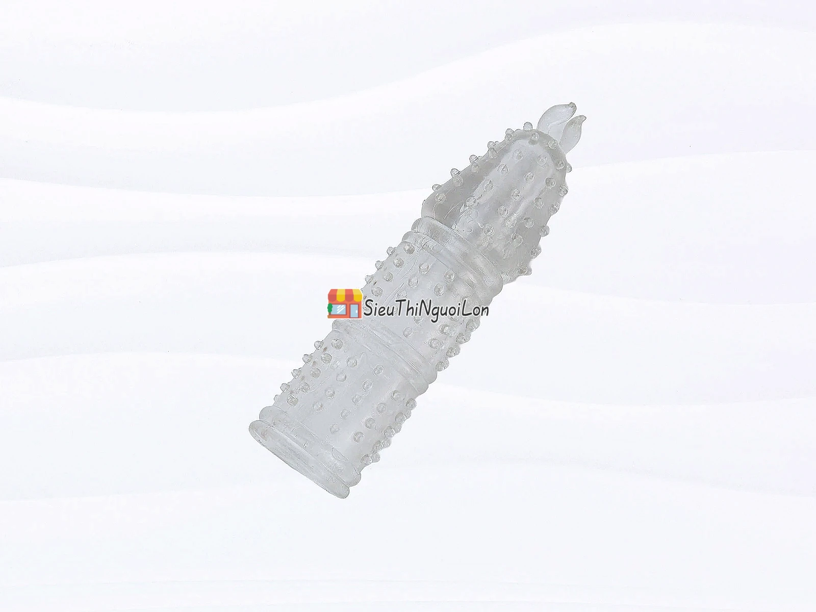 Bao cao su đôn dên gai rung đầu trong suốt