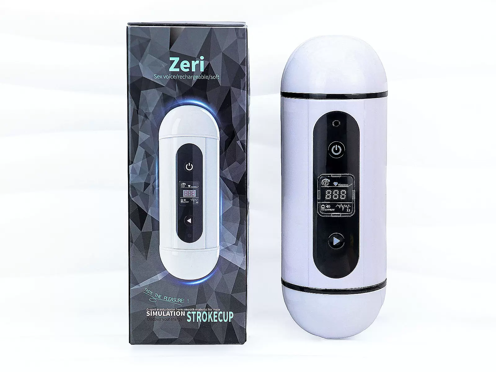 Miệng giả, Âm đạo giả 2 đầu phát âm thanh rên rỉ Zeri