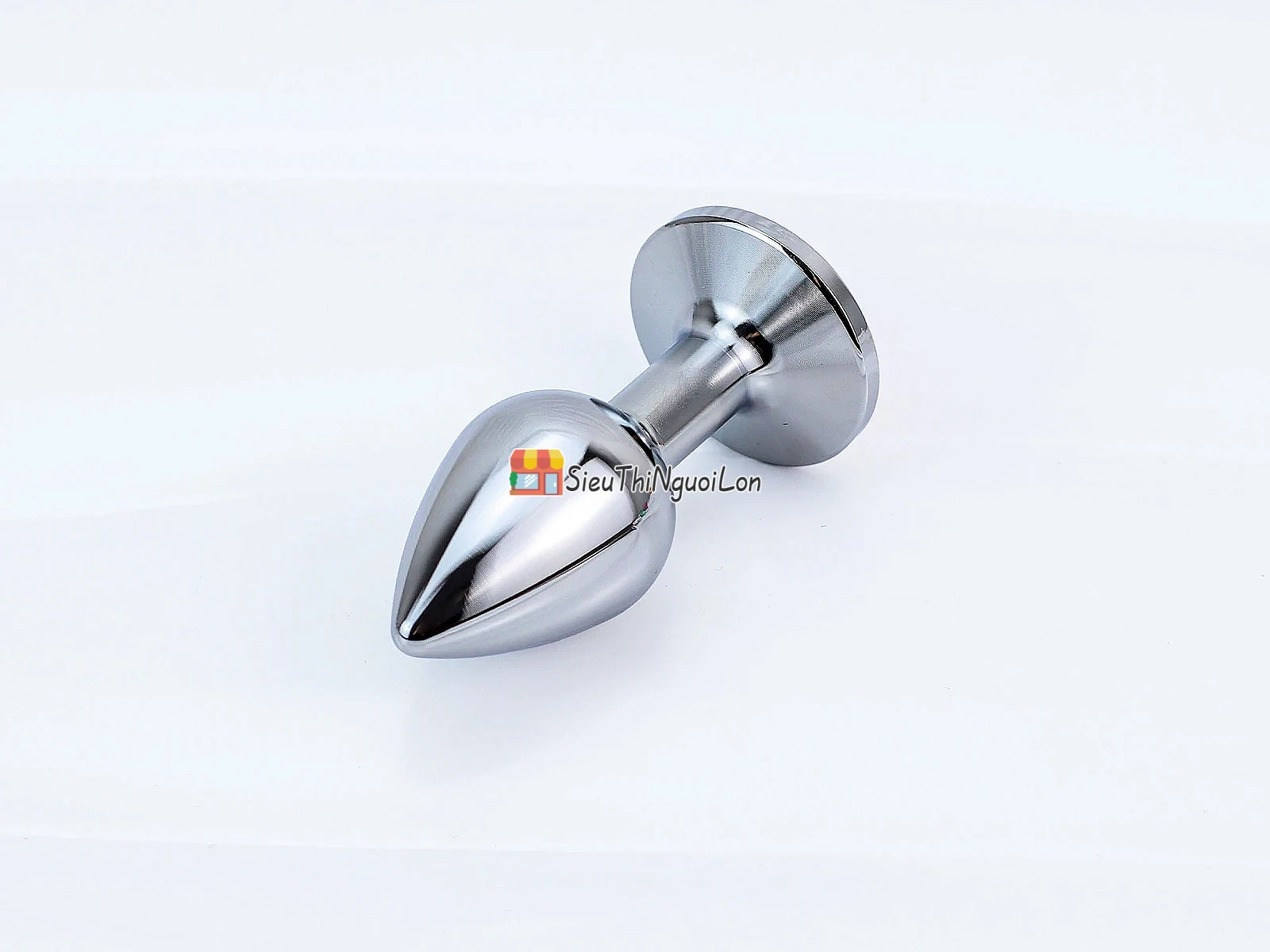 Kích hậu inox size 2.55cm – đế pha lê nhiều màu