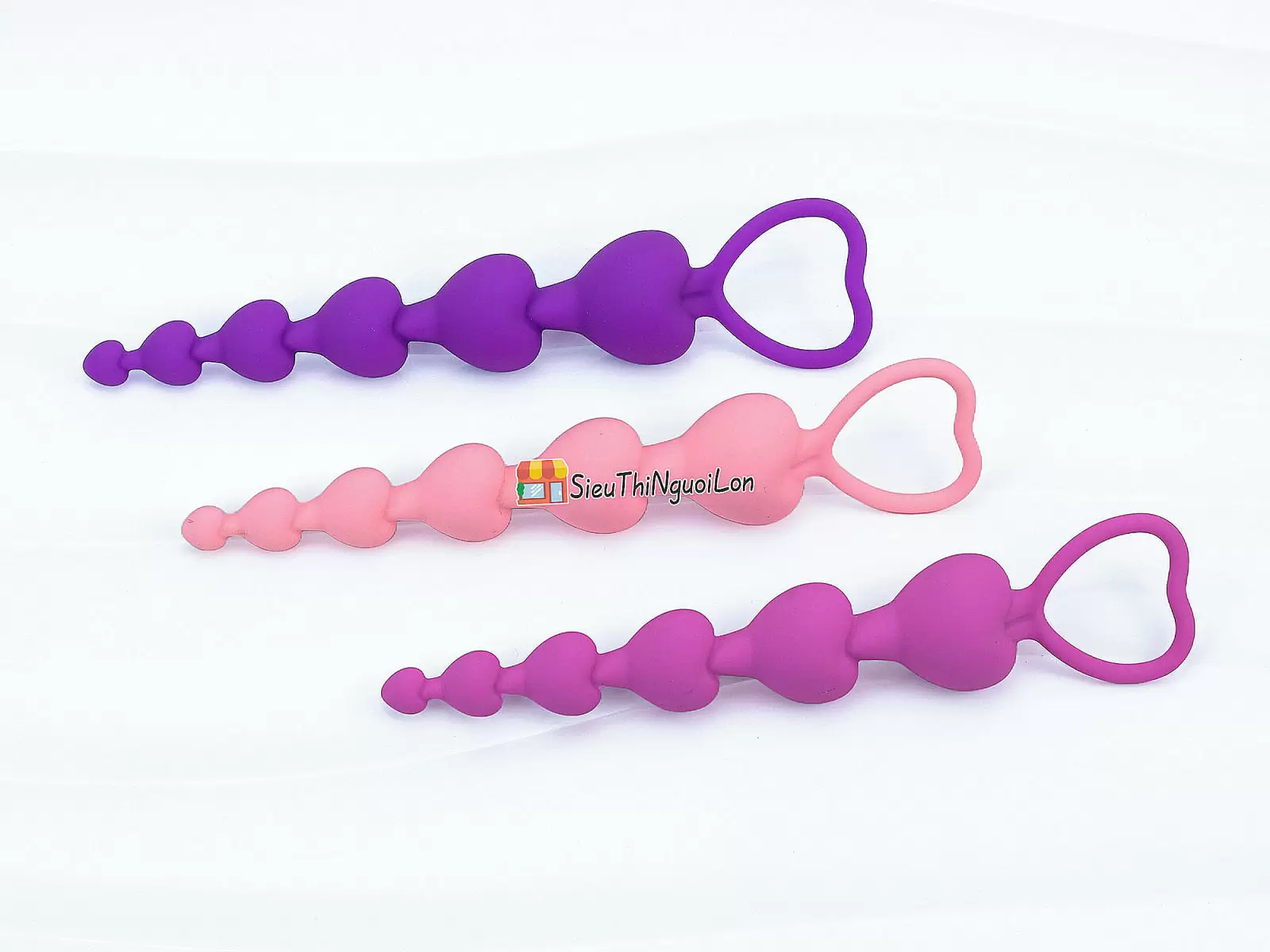 Đồ chơi kích hậu chuỗi hạt trái tim