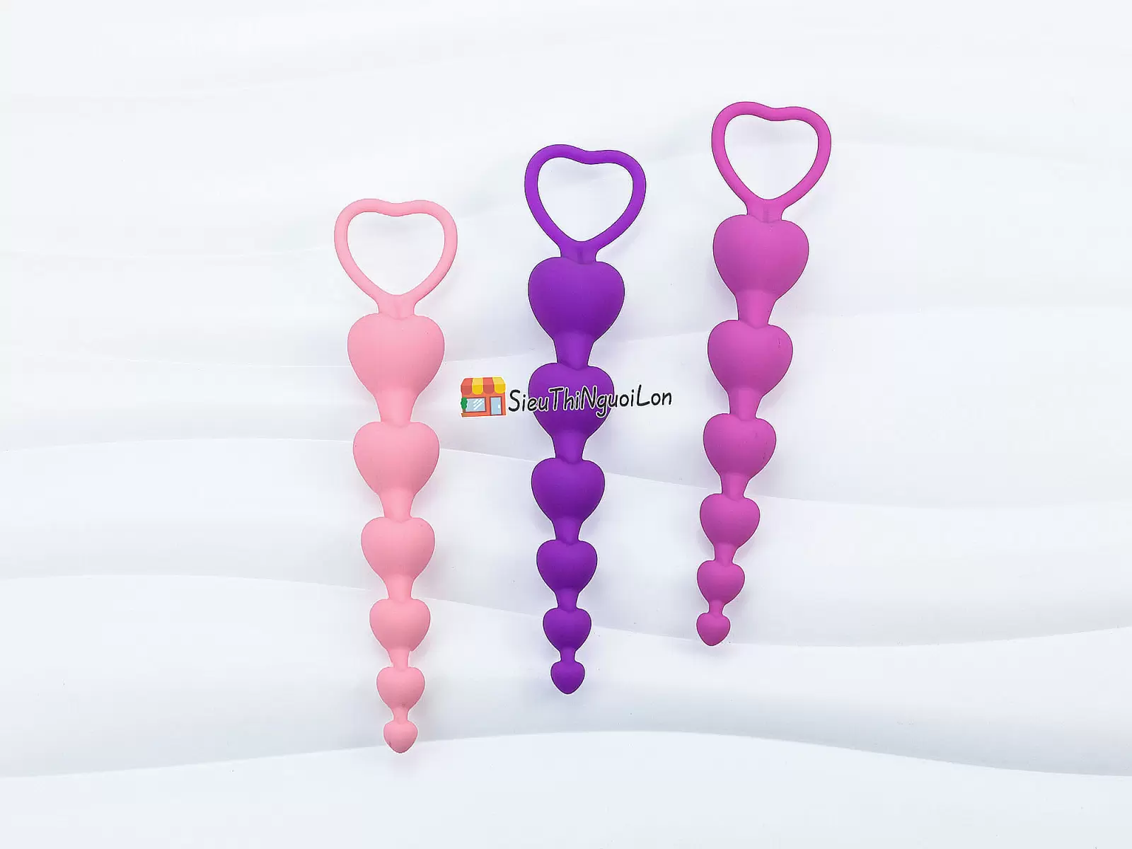 Đồ chơi kích hậu chuỗi hạt trái tim