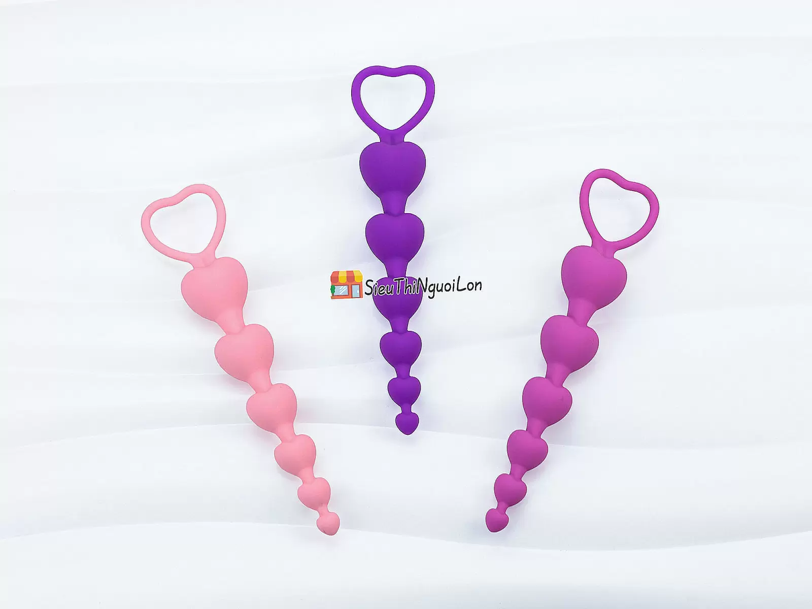 Đồ chơi kích hậu chuỗi hạt trái tim