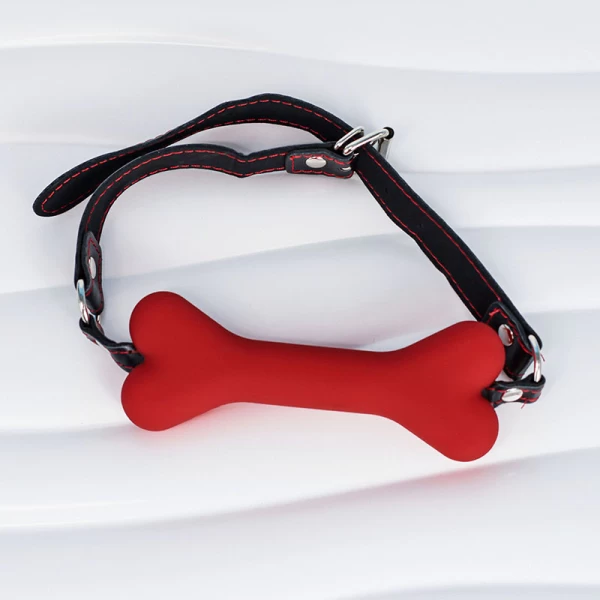 Khóa miệng BDSM khúc xương – silicon dành cho pet play