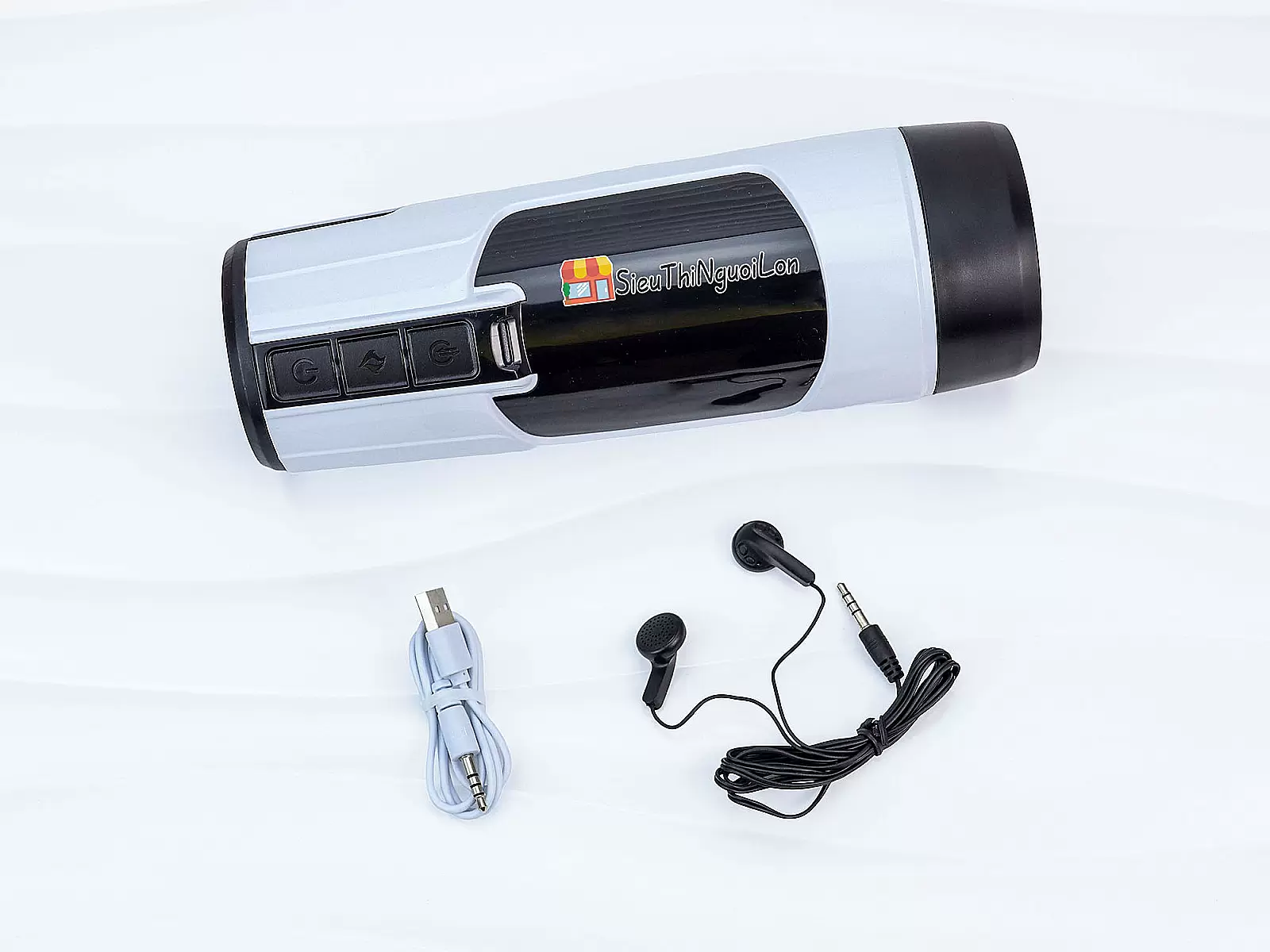 Cốc âm đạo giả Space rung, thụt, phát nhiệt,kèm tai nghe