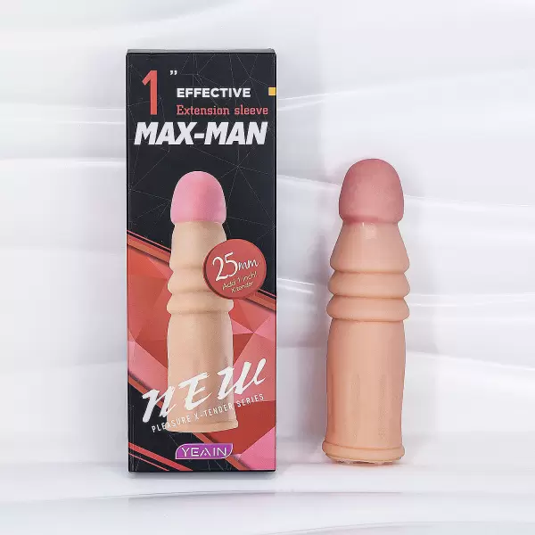 Bao đôn dên Max Man lò xo – silicon gân xoắn