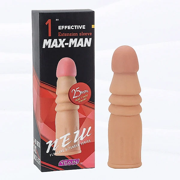 Bao đôn dên Max Man lò xo – silicon gân xoắn