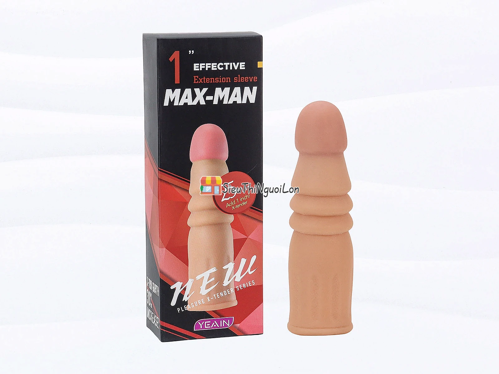 Bao đôn dên Max Man lò xo – silicon gân xoắn