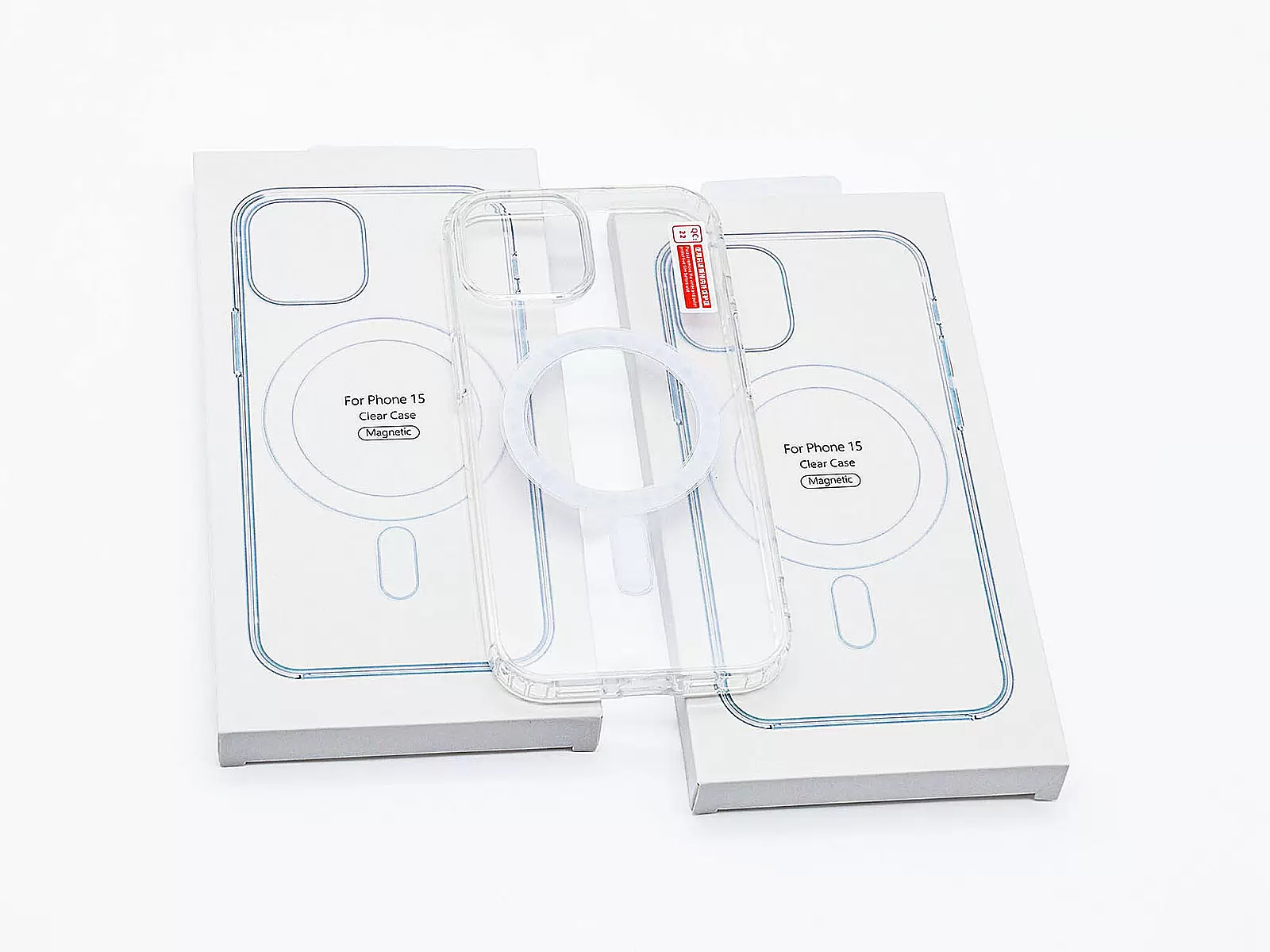 Ốp lưng Clear Case MagSafe iPhone 15 – trong suốt