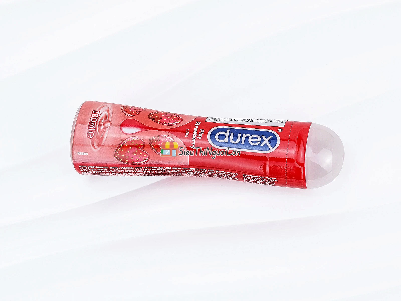 Gel bôi trơn gốc nước DUREX Play Saucy Strawberry mang đến cảm giác trơn mượt tự nhiên
