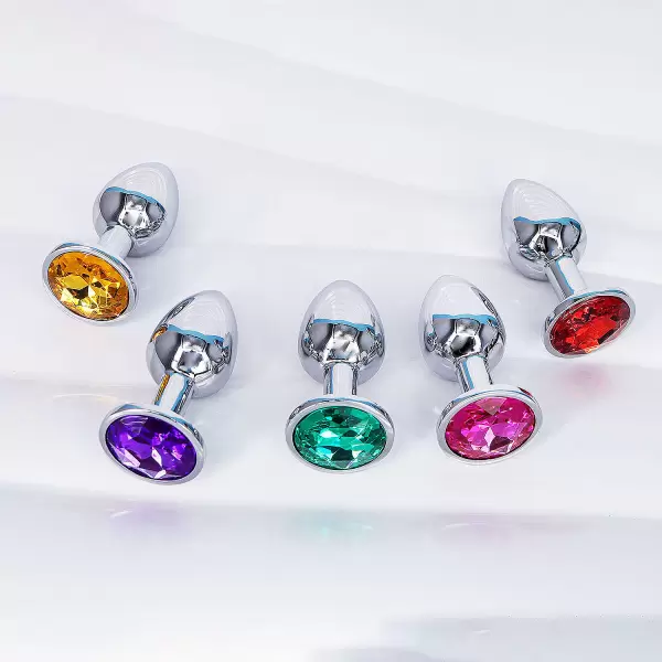 Sextoy kích hậu Inox mini có đế nhiều màu sắc