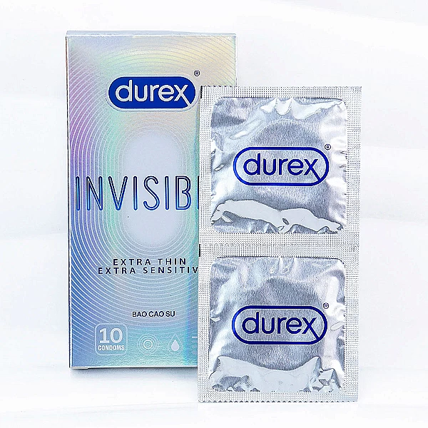 Bao cao su Durex Invisible – siêu mỏng cảm giác thật