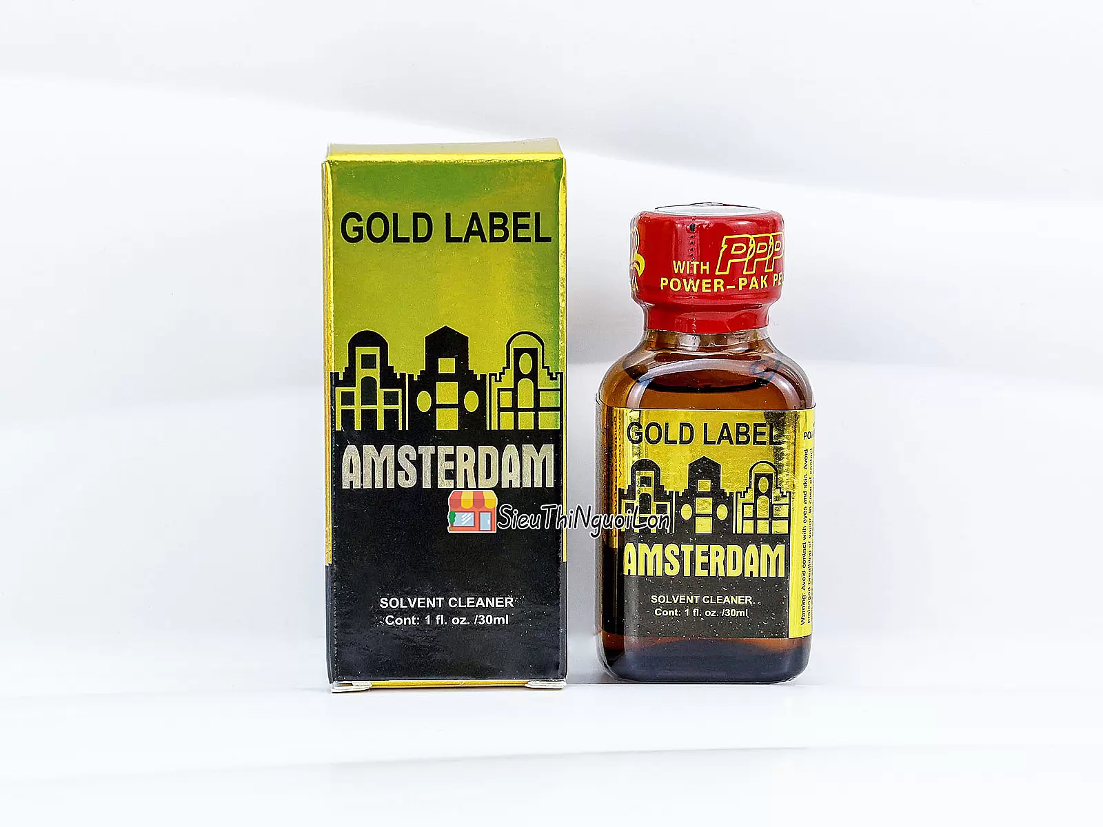 Chai hít Gold Label Amsterdam 30ml tăng cảm giác khoái cảm