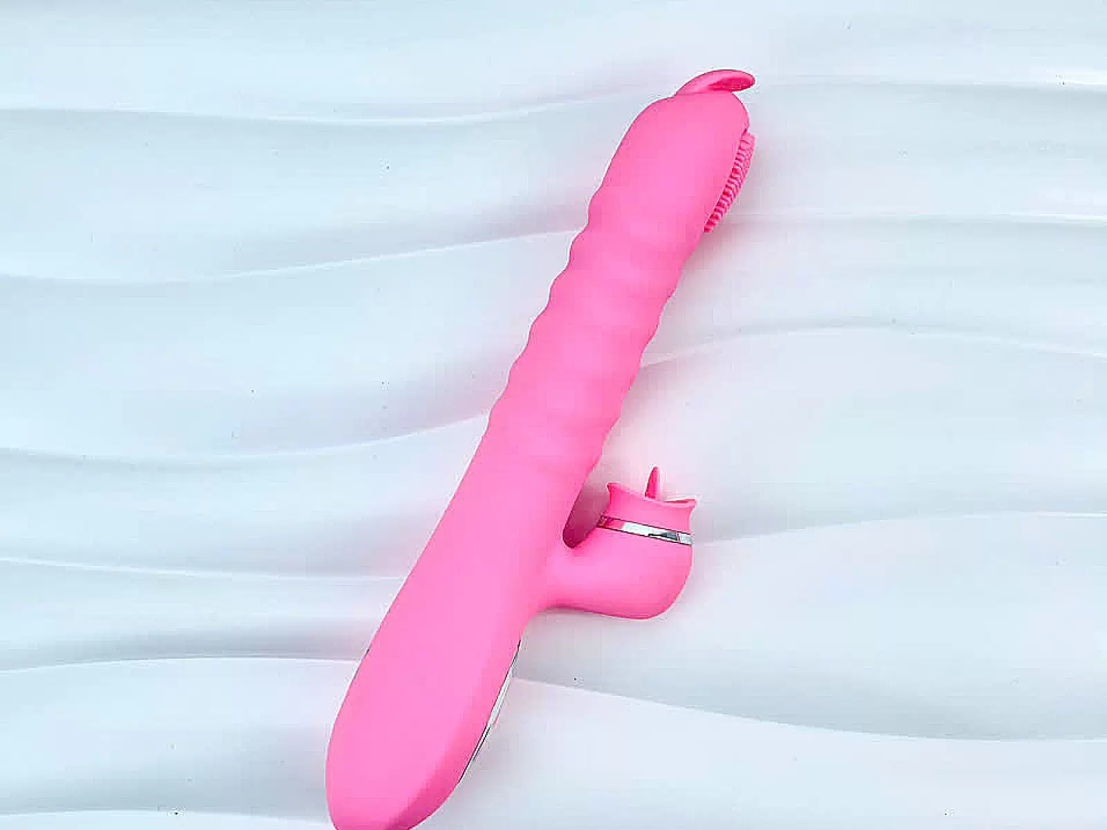 Thanh Lý - Máy mát xa lưỡi liếm 2 đầu Telescopic hoạt động bình thường, lưỡi không rung