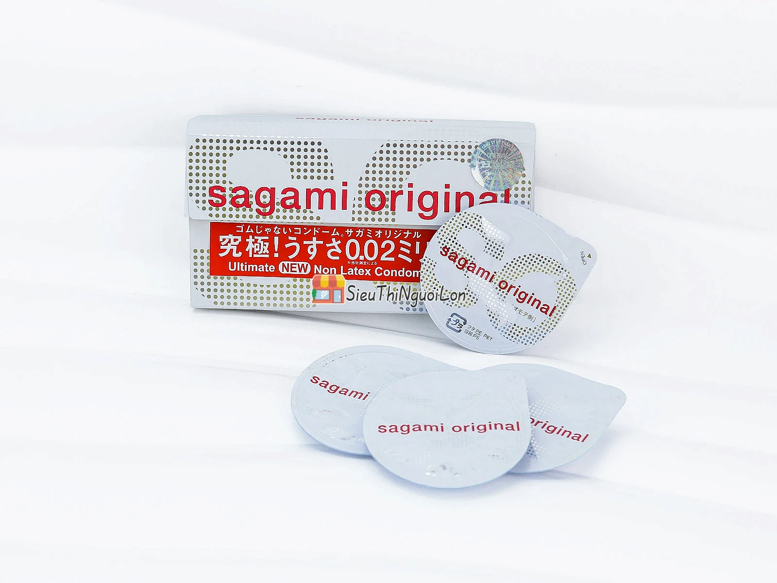 Bao cao su Sagami Original 0.02 Non-Latex – siêu mỏng