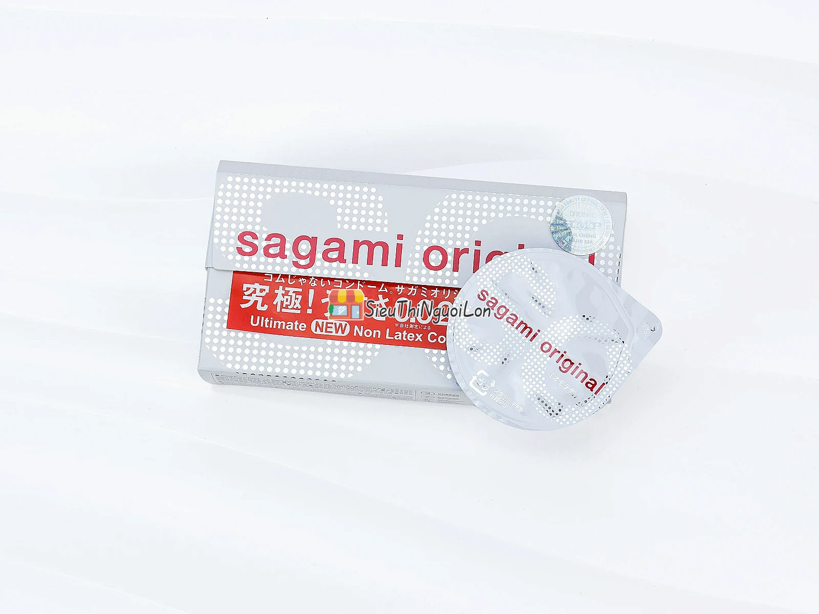 Bao cao su Sagami Original 0.02 Non-Latex – siêu mỏng
