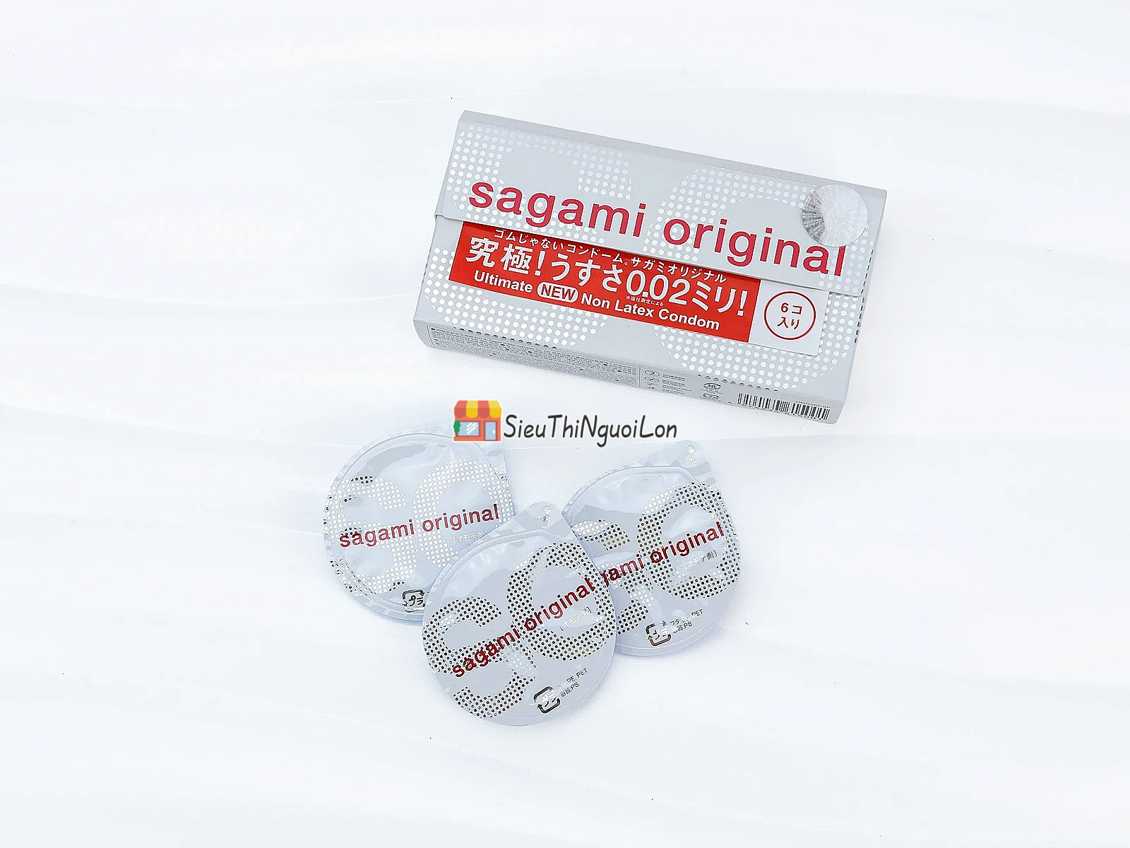 Bao cao su Sagami Original 0.02 Non-Latex – siêu mỏng