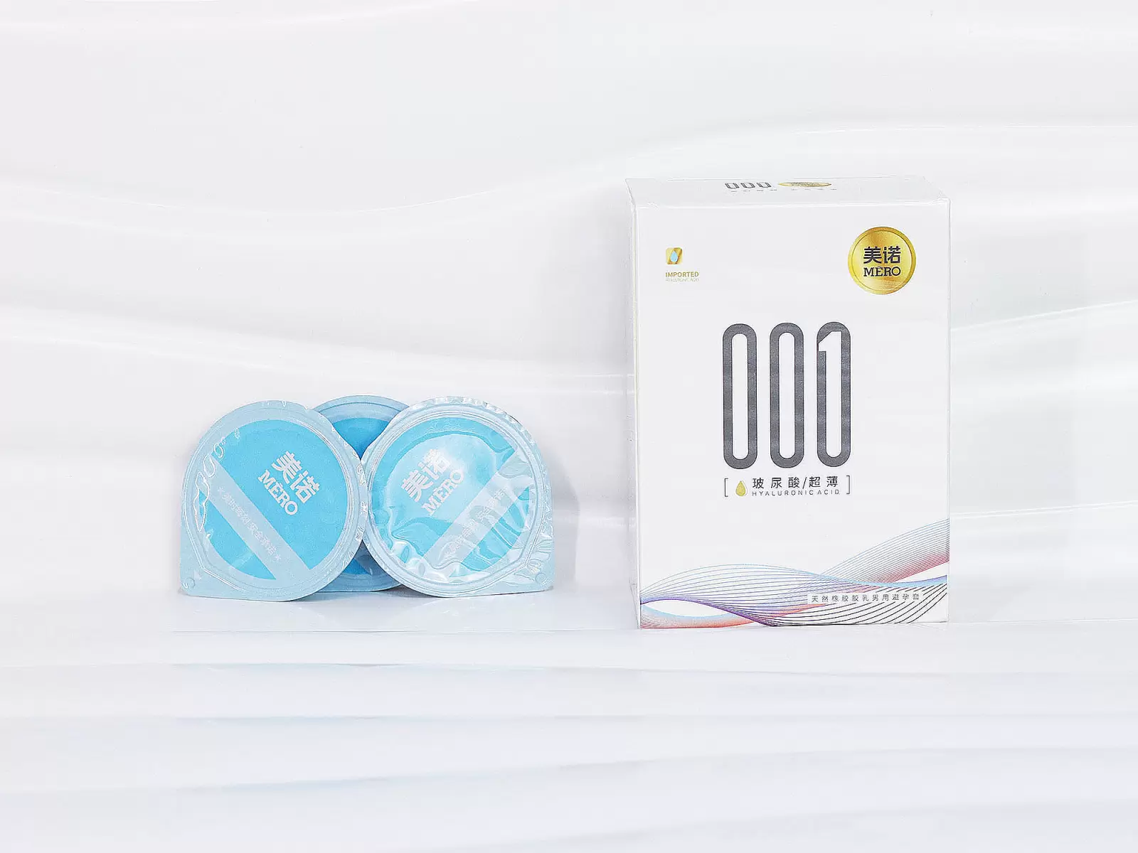 Bao cao su MERO 001 Hyaluronic Acid – mỏng dưỡng ẩm