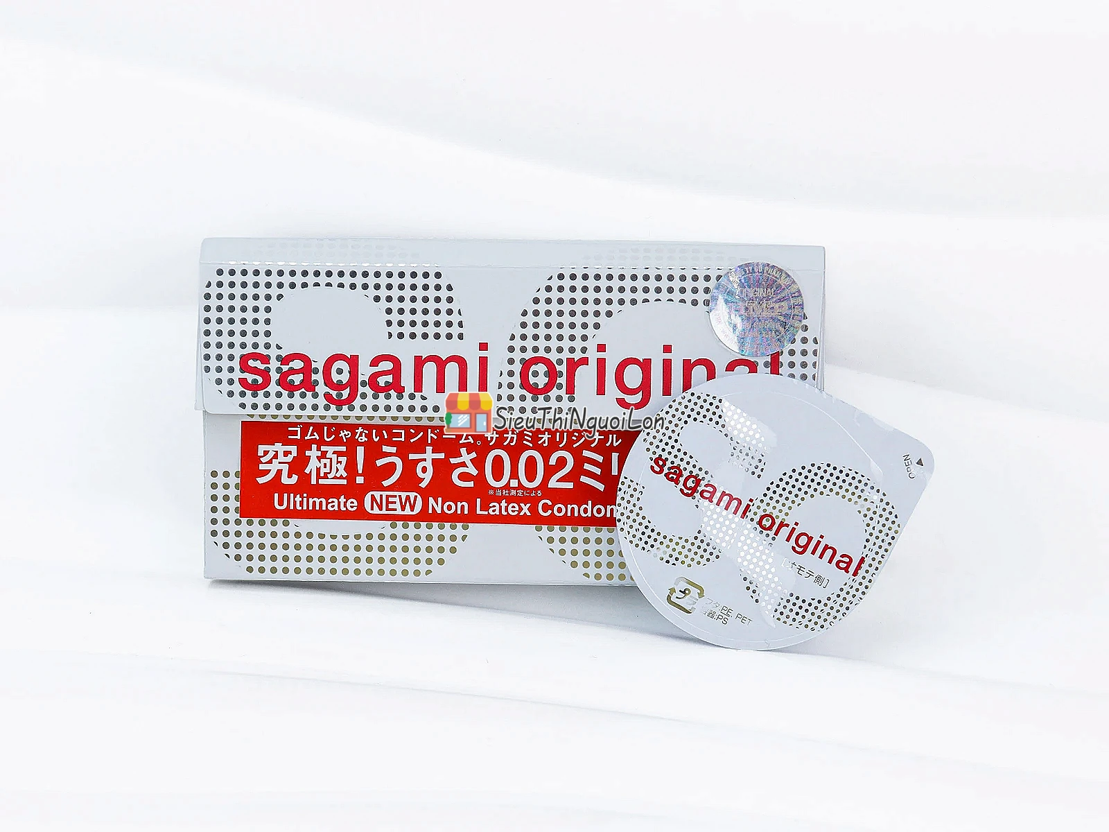 Bao cao su Sagami Original 0.02 Non-Latex – siêu mỏng