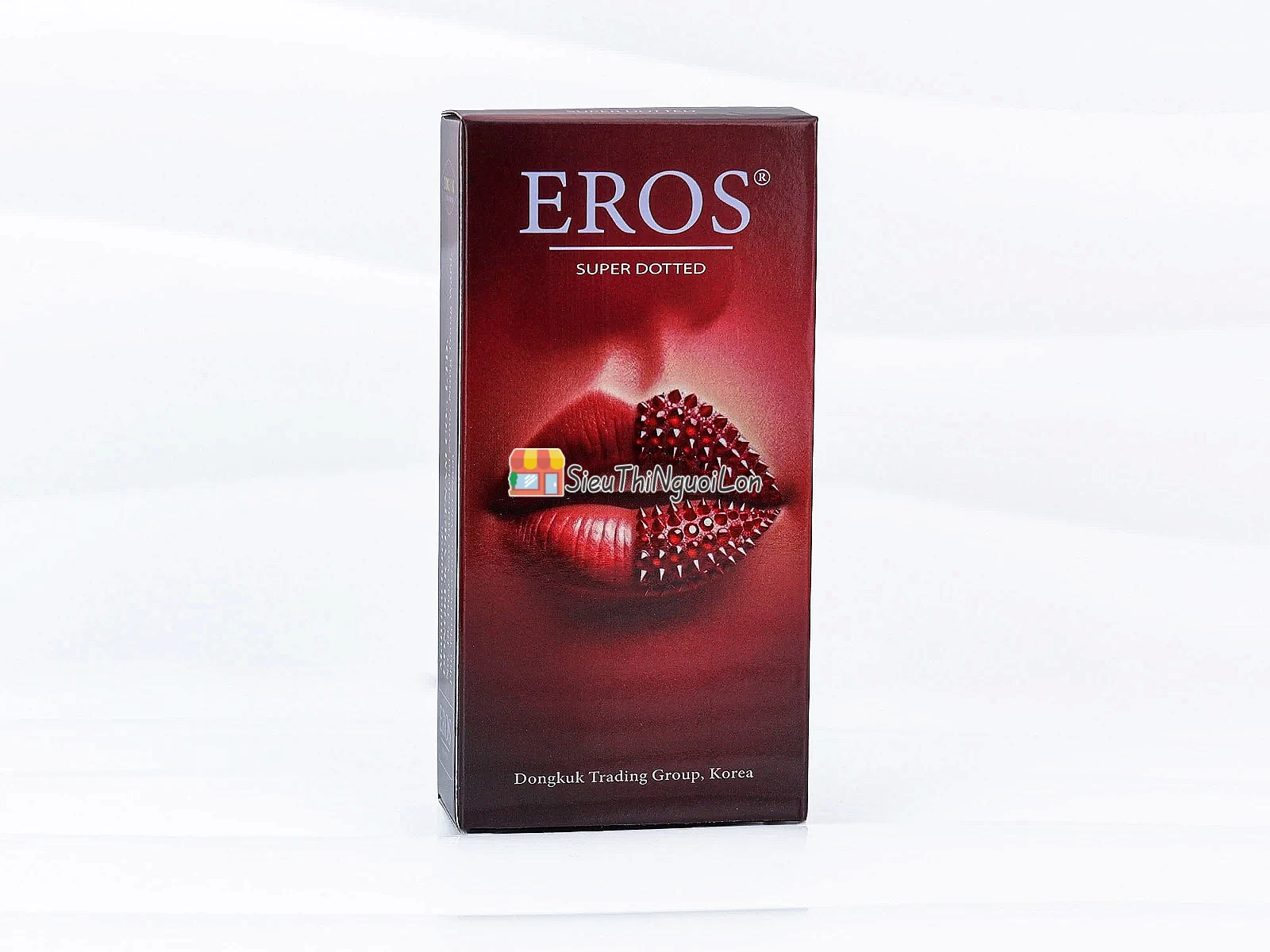 Bao cao su EROS Super Dotted tăng kích thích với kiểu dáng gai nổi độc đáo