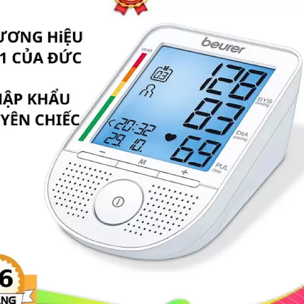 Máy đo huyết áp bắp tay có giọng nói Beurer BM49