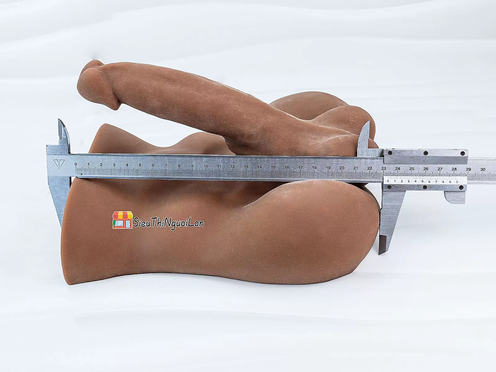 Búp bê bán thân nam màu nâu silicon mềm mại mạnh mẽ