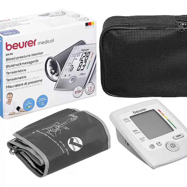 Máy đo huyết áp bắp tay Beurer BM35 – cao cấp WHO