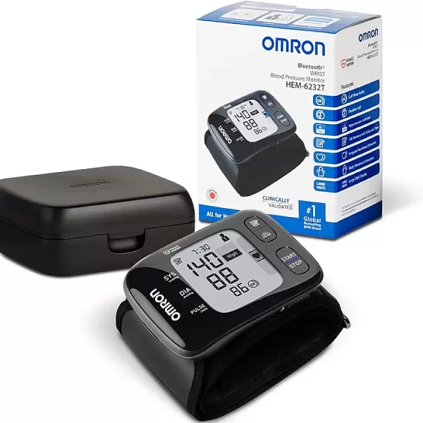Máy đo huyết áp cổ tay Omron HEM-6232T – Bluetooth