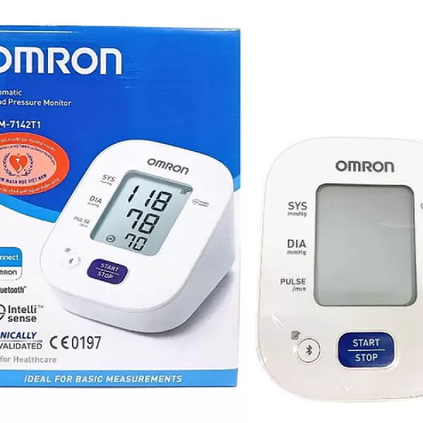 Máy đo huyết áp bắp tay Omron HEM-7142T2 – Bluetooth