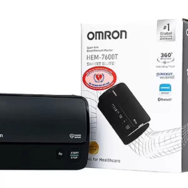 Máy đo huyết áp bắp tay cao cấp không dây Omron HEM-7600T