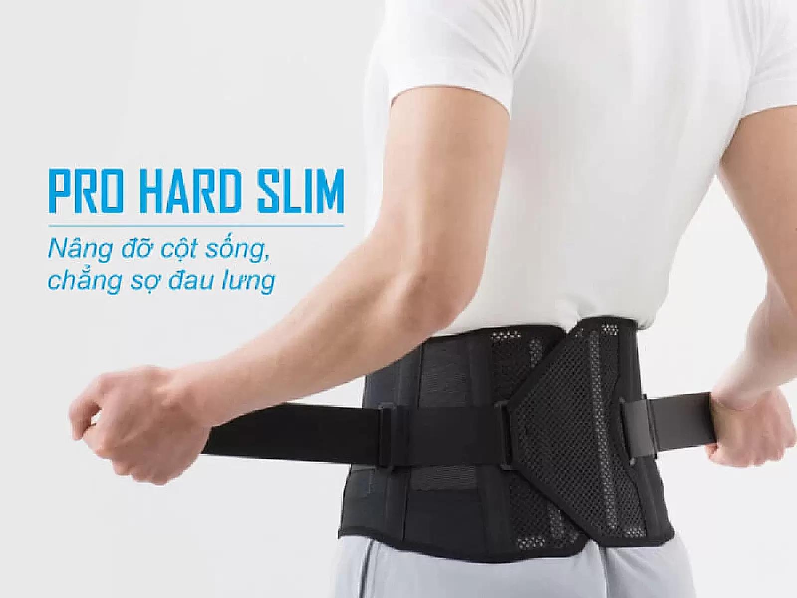 Đai cố định lưng Pro Hard – hỗ trợ đau lưng