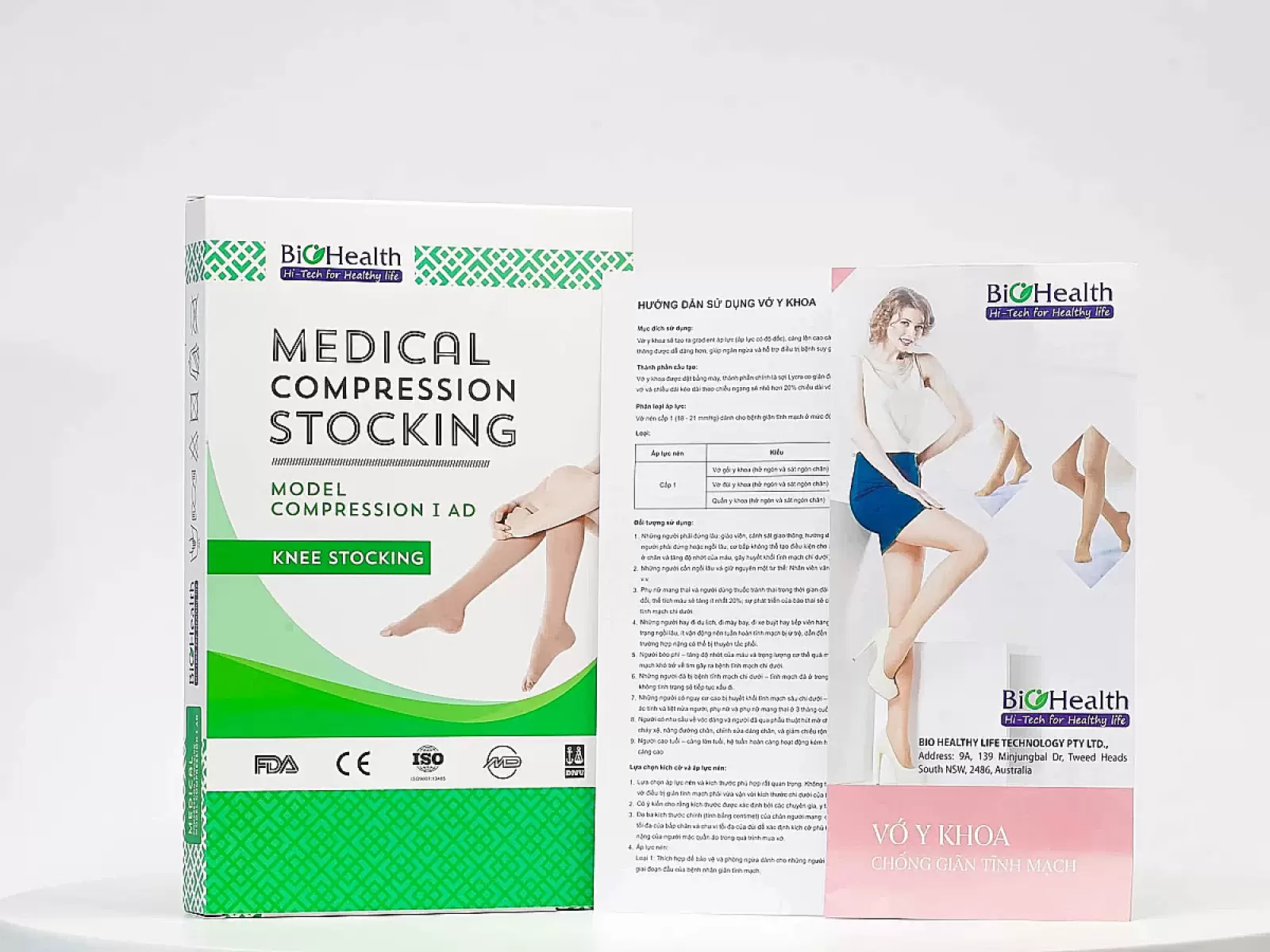 Vớ y khoa BioHealth Compression I AD – hỗ trợ tĩnh mạch