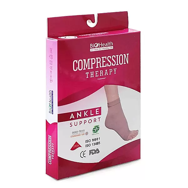 Vớ hỗ trợ khớp cổ chân, bó gót chân BioHealth - Ankle Support
