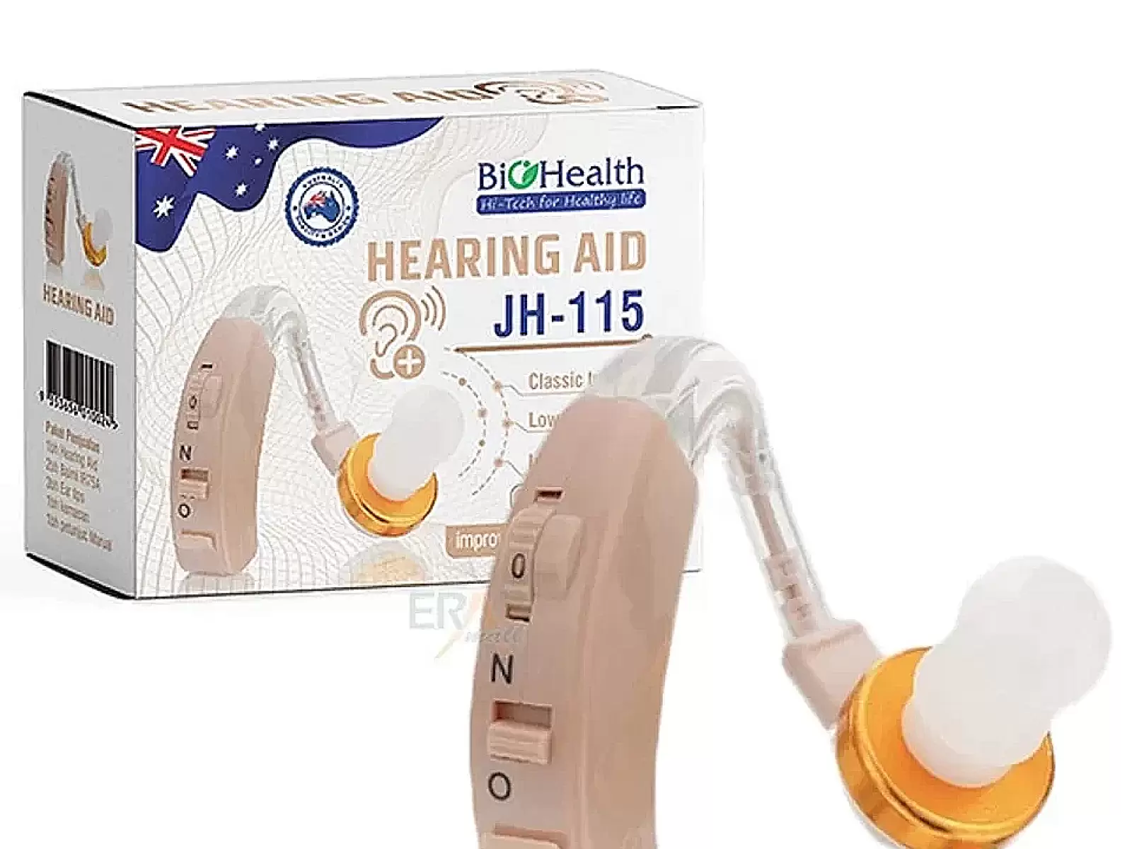 Máy trợ thính BioHealth JH-115 – đeo tai dễ dùng