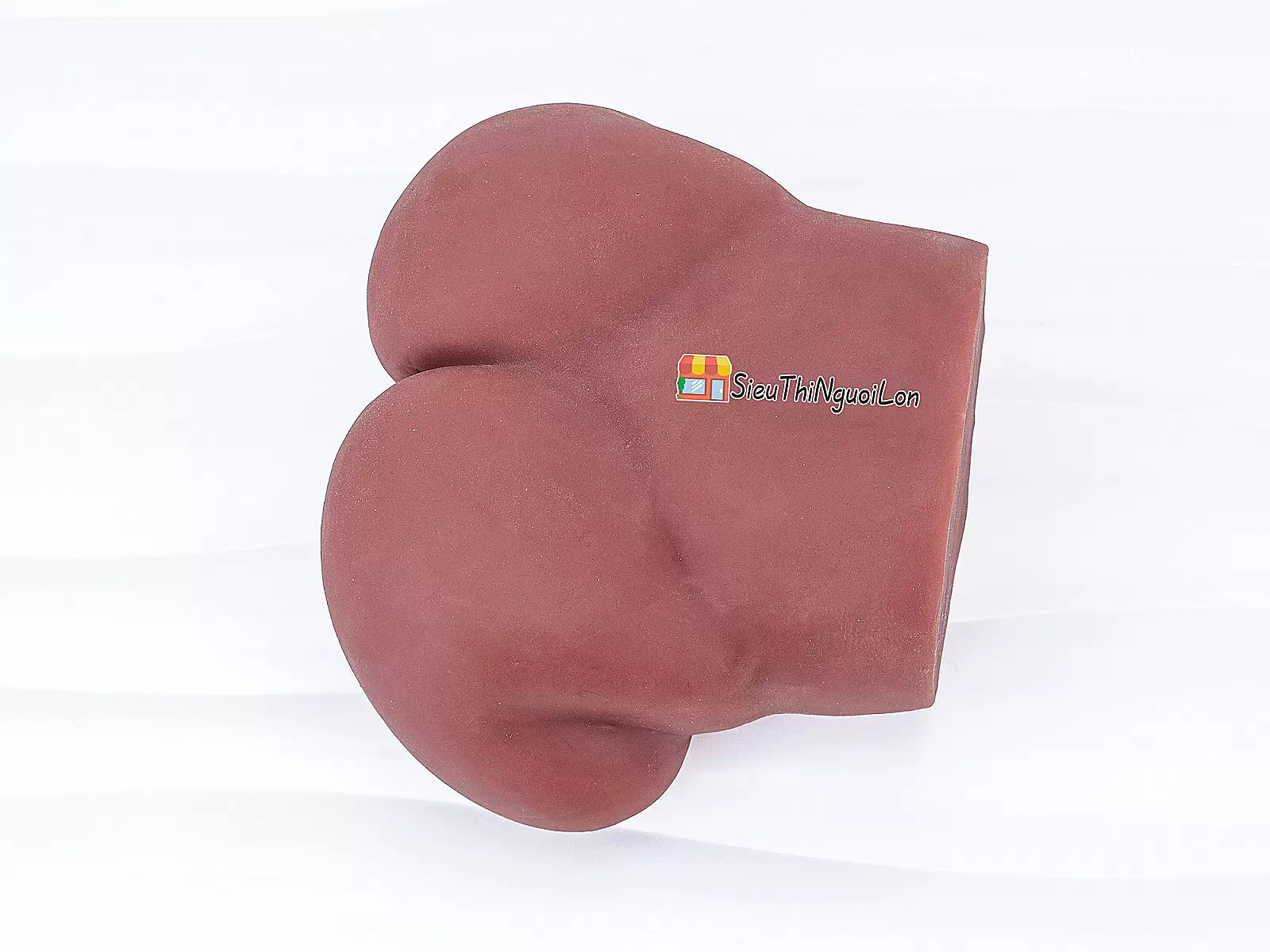 Bướm giả mông silicon màu nâu Annie nhỏ gọn đàn hồi