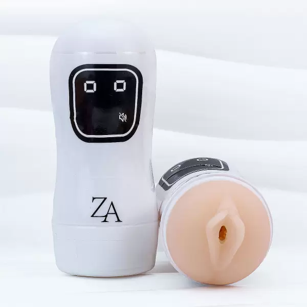 Cốc thủ dâm ZA compact cầm tay – silicon bướm giả