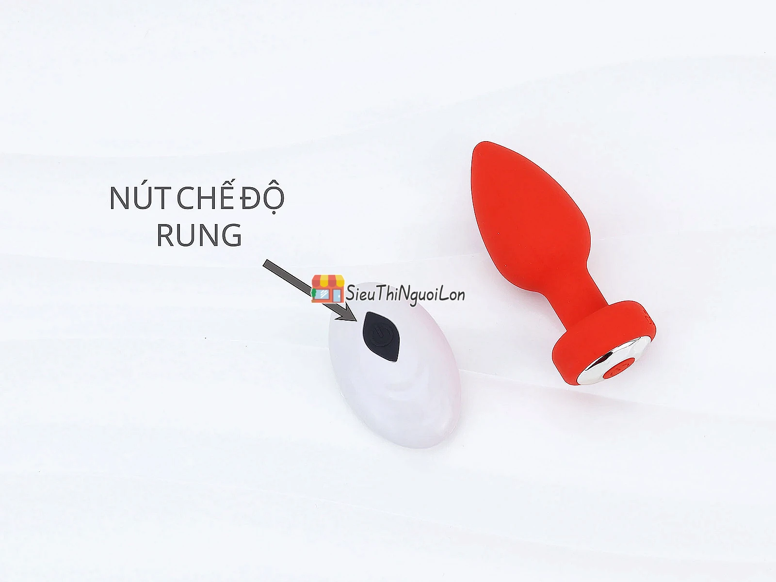 Kích hậu Plug rung – kèm remote điều khiển từ xa