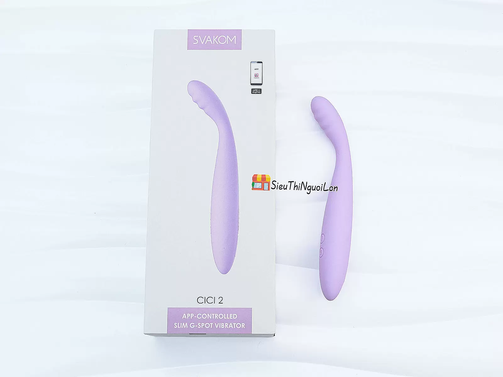 Máy massage ngón tay Svakom CiCi 2 điều khiển từ xa qua App