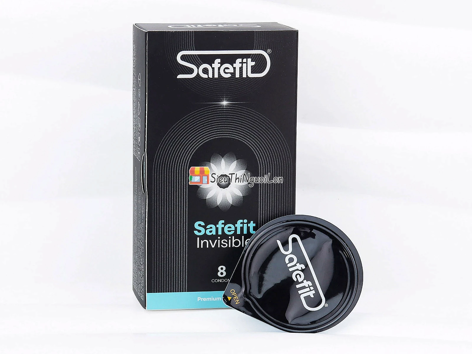 Bao cao su Safefit Invisible – siêu mỏng, hộp 8 chiếc